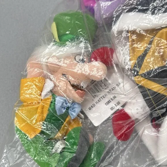 Alice In Wonderland Disney Store Tweedle Dee Dum Mad Hatter Cheshire Queen Set 4